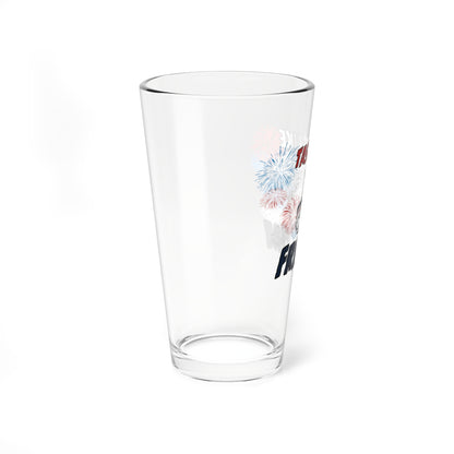 Taste Like Freedom Pint Glass: Funny Gift for Craft Beer Fans