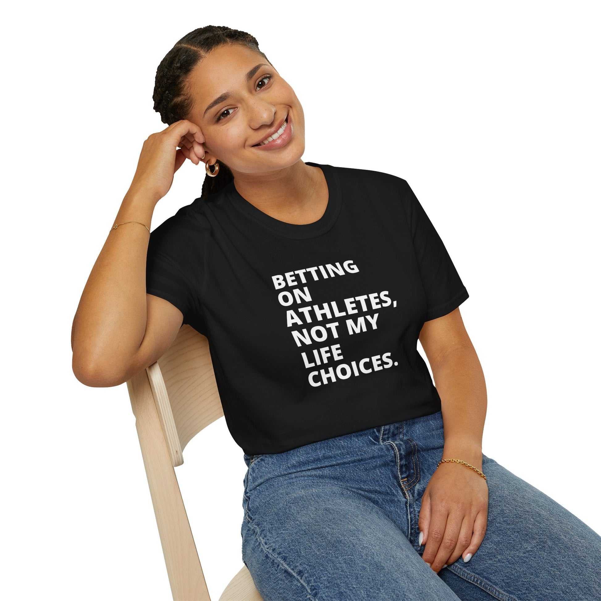 Betting on Athletes Unisex Shirt Trendy T-shirt - Adulting Degenerate LLC